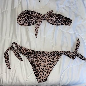 Shein cheetah bikini